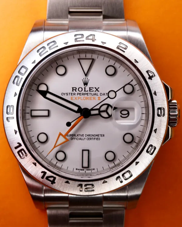 2018 Rolex Explorer II "Polar" 42MM White Dial Oyster Bracelet (216570)