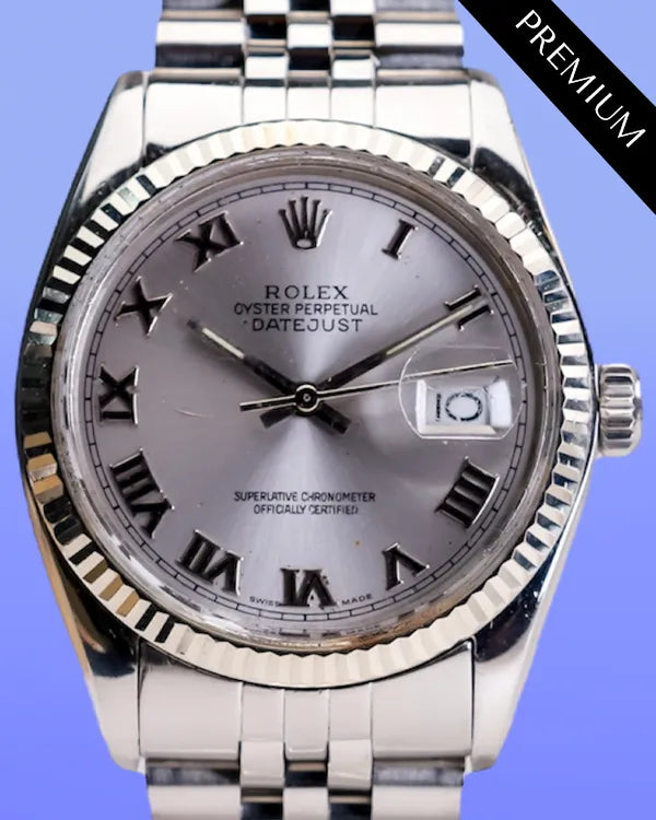 Rolex Datejust 36MM Aftermarket Rhodium Dial Jubilee Bracelet (16014)
