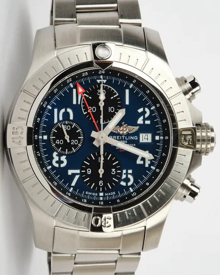 2023 Breitling Avenger Chronograph GMT 45MM Blue Dial Steel Bracelet (A24315101C1A1)