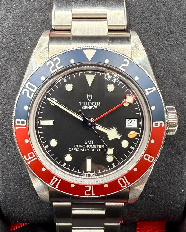 2020 Tudor Black Bay GMT "Pepsi" 41MM Black Dial Steel Bracelet (79830RB)