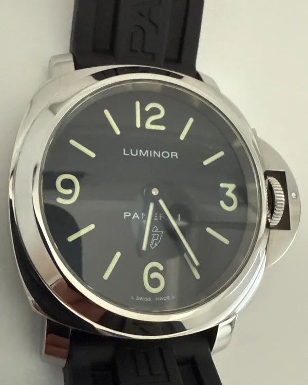 2016 Panerai Luminor 44MM Black Dial Rubber Strap (PAM01000)