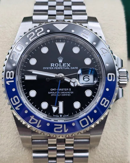 2024 Rolex GMT-Master II "Batgirl" 40MM Black Dial Jubilee Bracelet (126710BLNR)