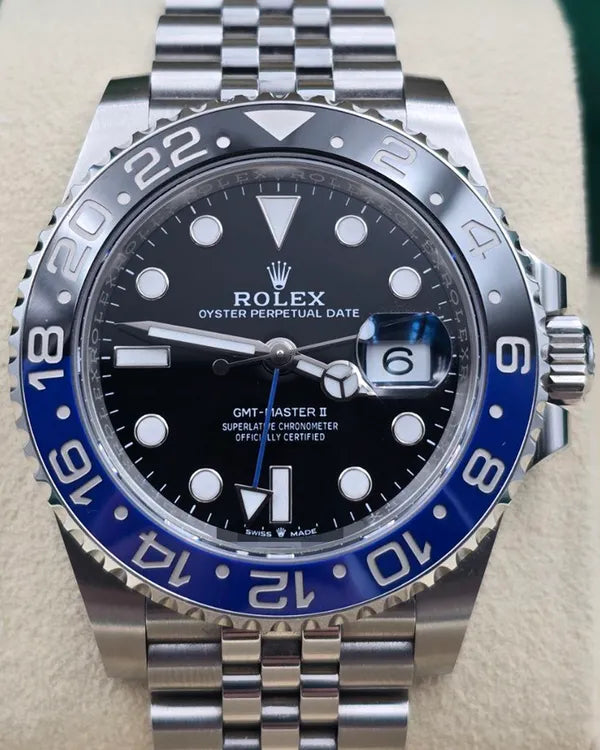 2024 Rolex GMT-Master II "Batman" 40MM Black Dial Jubilee Bracelet (126710BLNR)