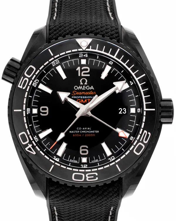 2022 Omega Seamaster Planet Ocean 600M "Deep Black" 45.5MM Black Dial Rubber Strap (215.92.46.22.01.001)