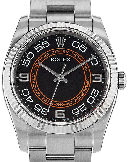 Rolex Oyster Perpetual 36MM Black Dial Oyster Bracelet (116034)