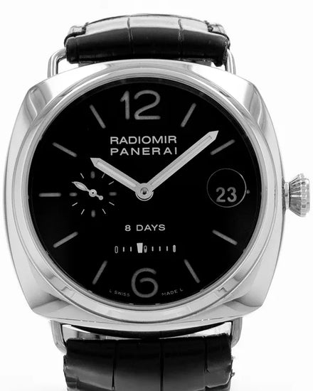 Panerai Radiomir 8 Days 45MM Black Dial Leather Strap (PAM00268)