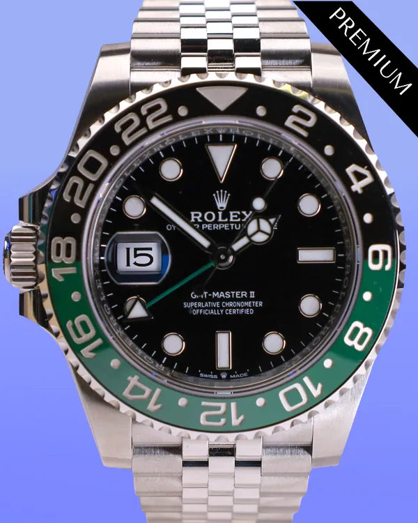 2025 Rolex GMT-Master II "Sprite" 40MM Black Dial Jubilee Bracelet (126720VTNR)