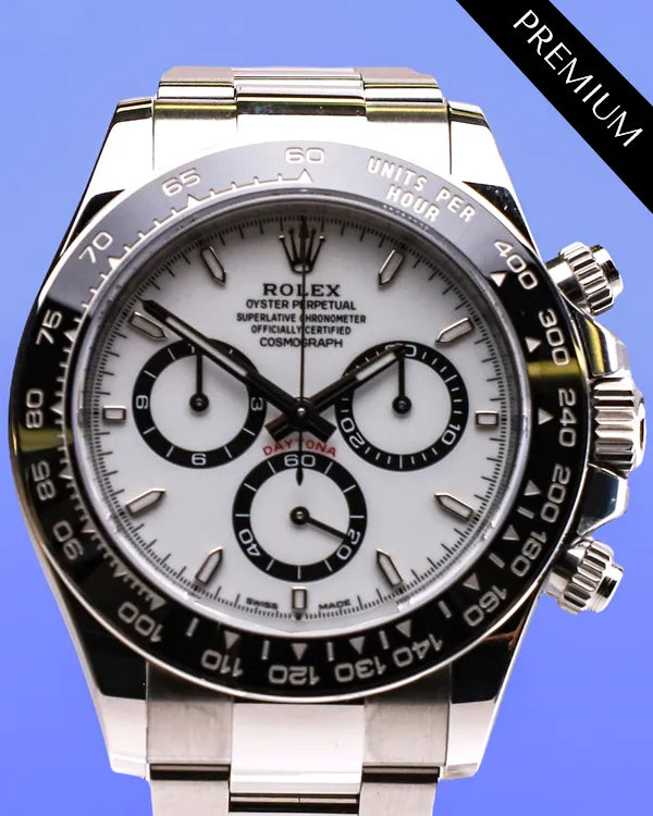 2025 Rolex Cosmograph Daytona "Panda" 40MM White Dial Oyster Bracelet (126500LN)