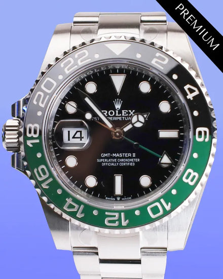 2025 Rolex GMT-Master II "Sprite" 40MM Black Dial Oyster Bracelet (126720VTNR)