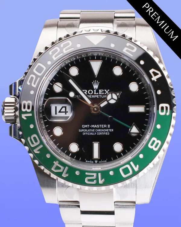 2025 Rolex GMT-Master II "Sprite" 40MM Black Dial Oyster Bracelet (126720VTNR)