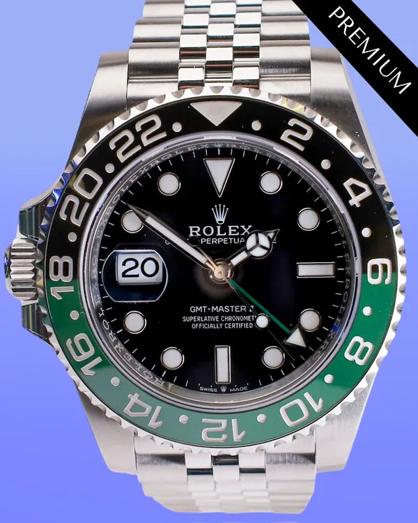 2025 Rolex GMT-Master II "Sprite" 40MM Black Dial Oyster Bracelet (126720VTNR)