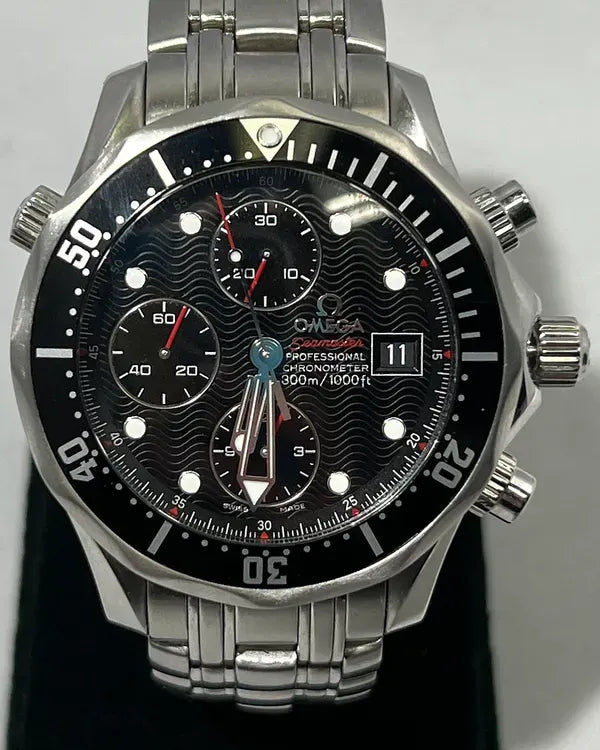 Omega Seamaster Diver 300M 41.5MM Black Dial Steel Bracelet (213.30.42.40.01.001)