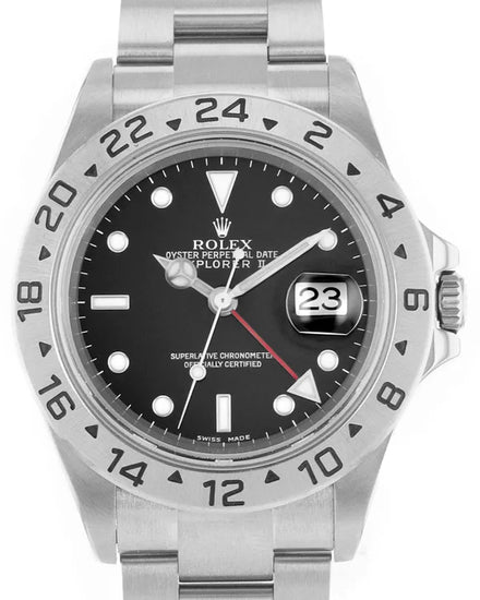 2007 Rolex Explorer II 40MM Black Dial Oyster Bracelet (16570)