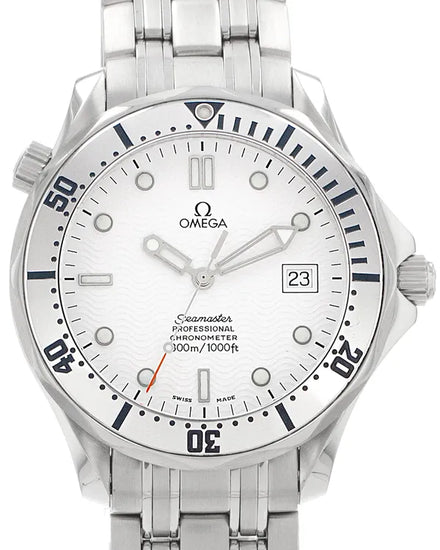Omega Seamaster Diver 300M 39.3MM White Dial Steel Bracelet (2532.20.00)