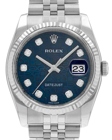 2016 Rolex Datejust 36MM Blue "Jubilee" Dial Jubilee Bracelet (116234)