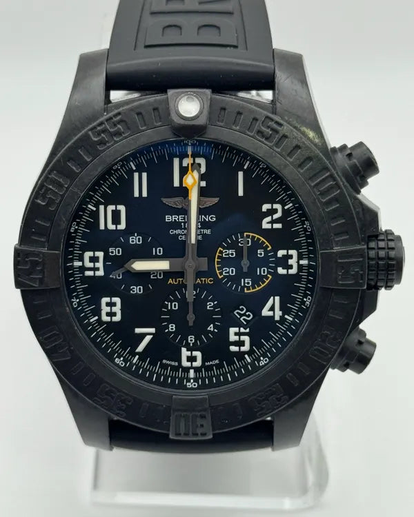 2018 Breitling Avenger Hurricane 50MM Black Dial Rubber Strap (XB0170E4/BF29)