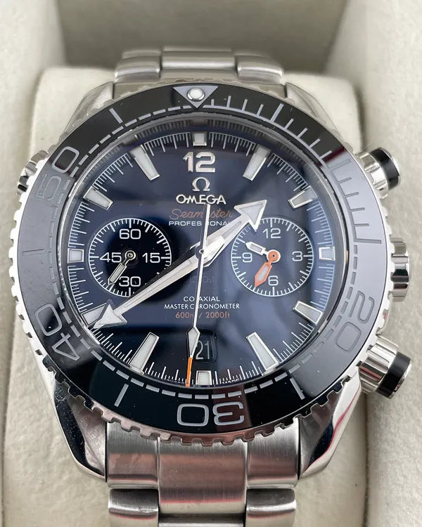 Omega Seamaster Planet Ocean 600M 45.5MM Blue Dial Steel Bracelet (215.30.46.51.03.001)