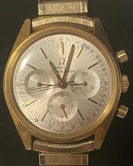 No Reserve - 1962 Omega Seamaster DeVille Chronograph 38MM Silver Dial Aftermarket Steel Bracelet (145.018)