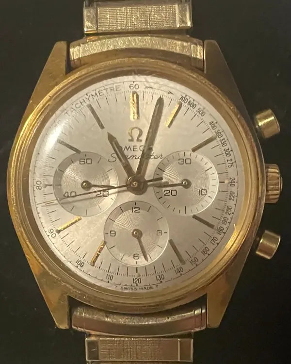 No Reserve - 1962 Omega Seamaster Chronograph 38MM Silver Dial Steel Bracelet (145.018)