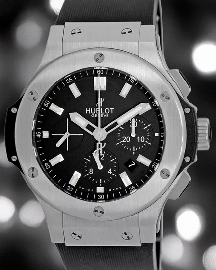 2016 Hublot Big Bang 44MM Black Dial Rubber Strap (301.SX.1170.RX)