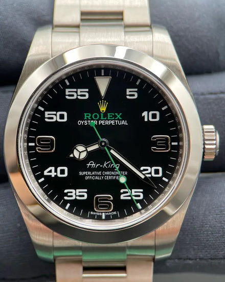2019 Rolex Air-King 40MM Black Dial Oyster Bracelet (116900)
