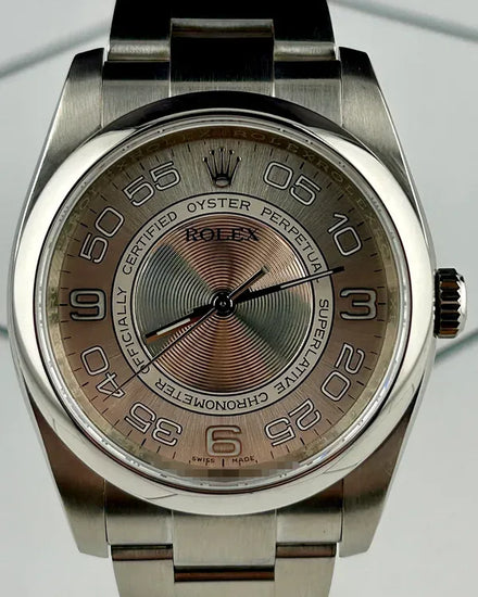 2012 Rolex Oyster Perpetual 36MM Silver "Concentric" Dial Oyster Bracelet (116000)