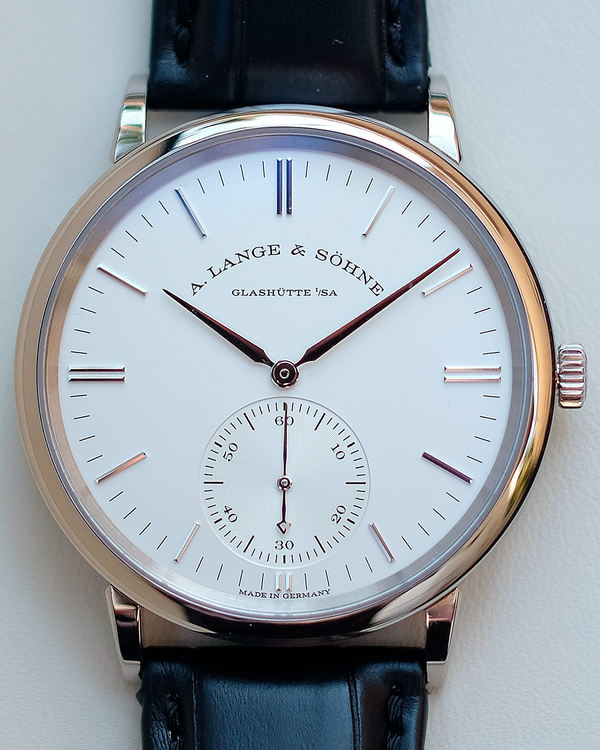 2023 A. Lange & Söhne Saxonia 38.5MM Silver Dial Leather Strap (380.027)