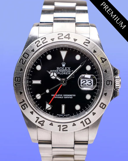 2010 Rolex Explorer II 40MM Black Dial Oyster Bracelet (16570)