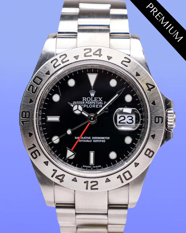 2010 Rolex Explorer II 40MM Black Dial Oyster Bracelet (16570)