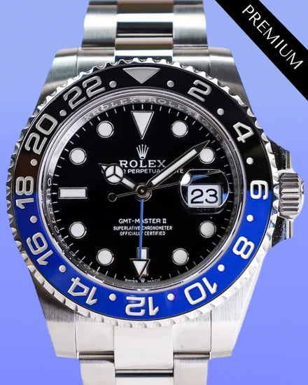 2025 Rolex GMT-Master II "Batman" 40MM Black Dial Oyster Bracelet (126710BLNR)