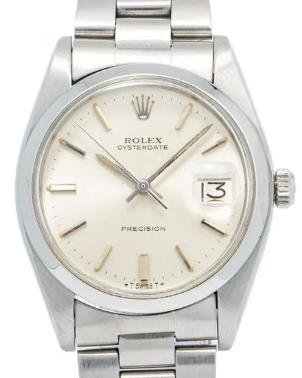 Rolex Oyster Precision 34MM Silver Dial Oyster Bracelet (6694)