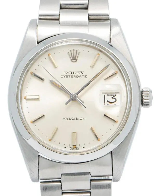 Rolex Oyster Precision 34MM Silver Dial Oyster Bracelet (6694)