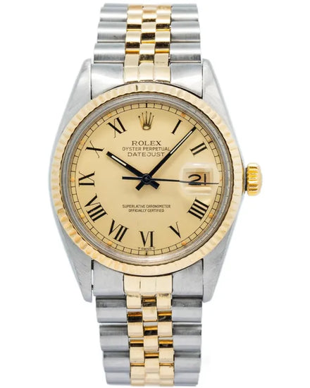 Rolex Datejust 36MM "Buckley" Champagne Dial Two-Tone Jubilee Bracelet (16013)