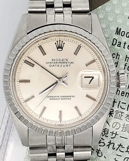 Rolex Datejust 36MM Silver Dial Jubilee Bracelet (1603)