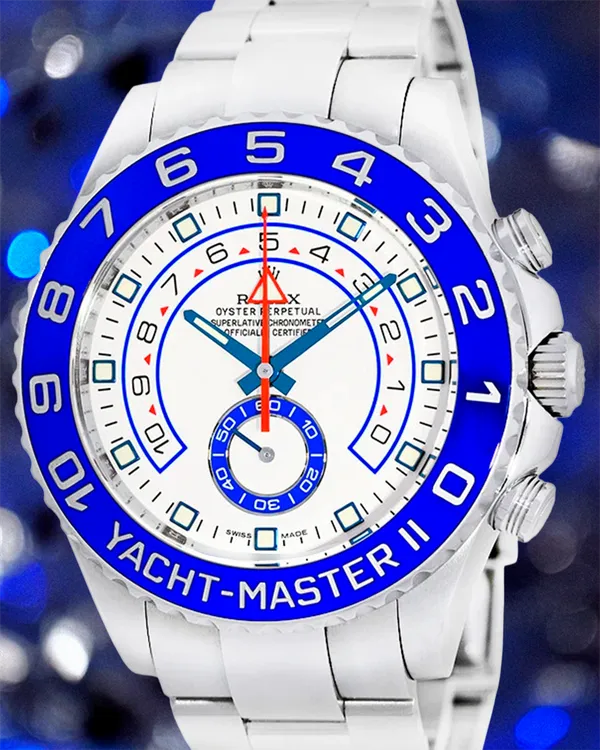 2015 Rolex Yacht-Master II 44MM White Dial Oyster Bracelet (116680)