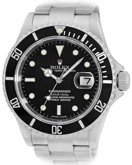 Rolex Submariner Date 40MM Black Dial Oyster Bracelet (16610)