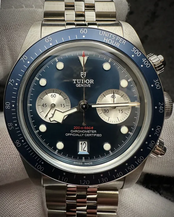 2024 Tudor Black Bay Chrono 41MM Blue Dial Steel Bracelet (79360B)