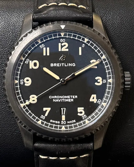 2023 Breitling Navitimer 8 41MM Black Dial Leather Strap (M17314)