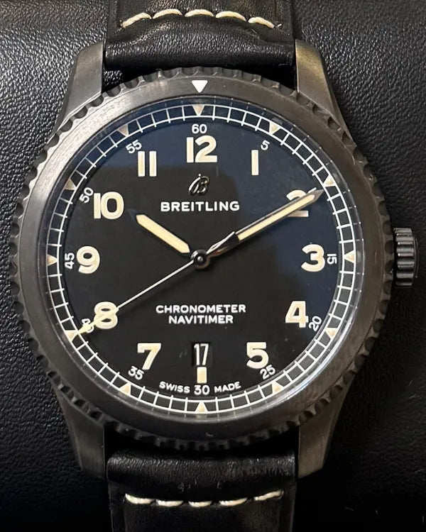 2023 Breitling Navitimer 8 41MM Black Dial Leather Strap (M17314)