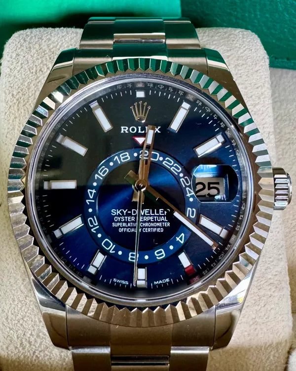 2020 Rolex Sky-Dweller 42MM Blue Dial Oyster Bracelet (326934)