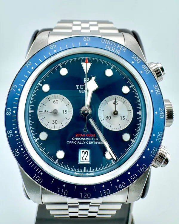 No Reserve - 2024 Tudor Black Bay Chrono 41MM Blue Dial Steel Bracelet (79360B)
