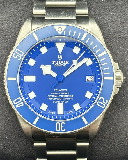 2019 Tudor Pelagos 42MM Blue Dial Titanium Bracelet (25600TB)