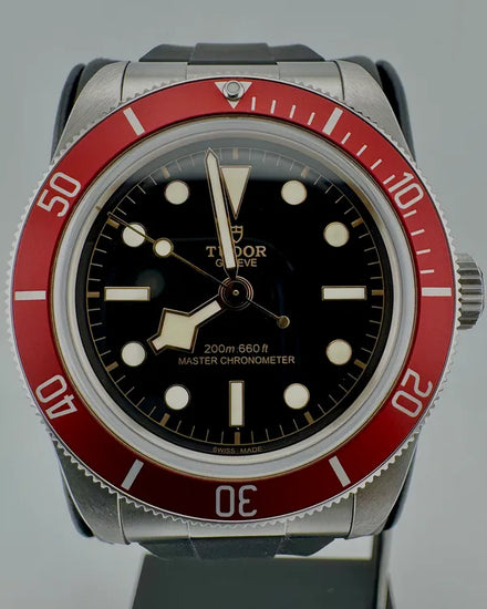No Reserve - 2024 Tudor Black Bay 41MM Black Dial Rubber Strap (7941A1A0RU)