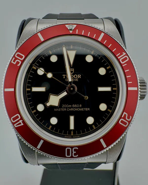 No Reserve - 2024 Tudor Black Bay 41MM Black Dial Rubber Strap (7941A1A0RU)