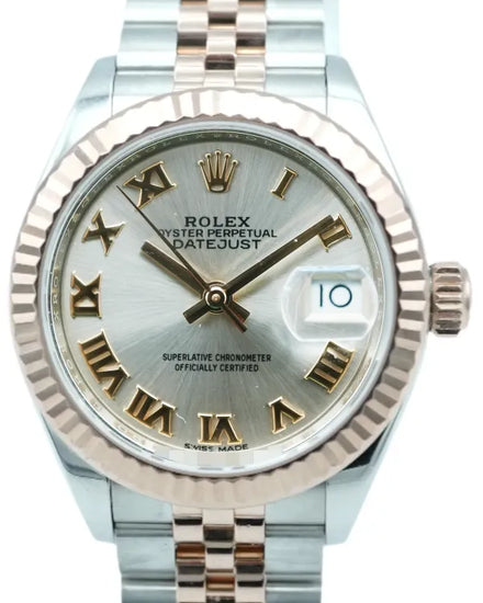 2018 Rolex Lady-Datejust 28MM Sundust Dial Two-Tone Super Jubilee Bracelet (279171)