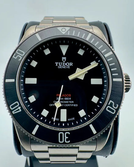 No Reserve - 2025 Tudor Pelagos 39MM Black Dial Titanium Bracelet (25407N)