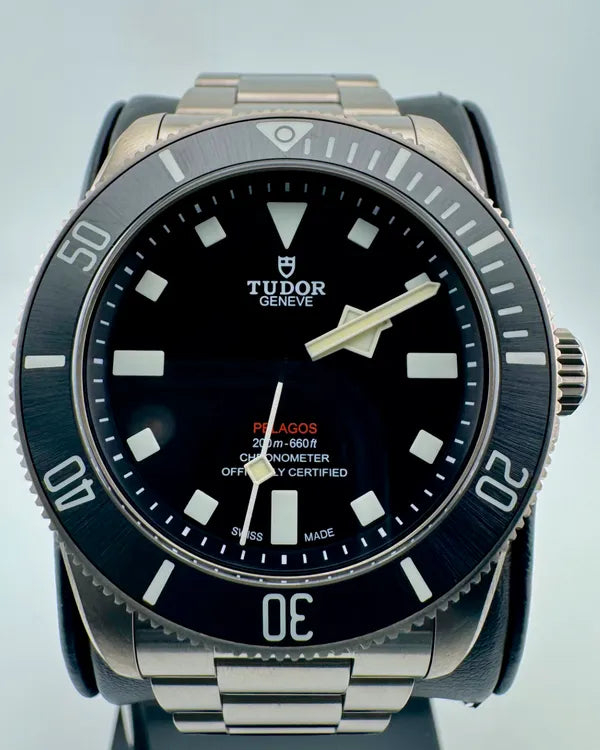 No Reserve - 2025 Tudor Pelagos 39MM Black Dial Titanium Bracelet (25407N)