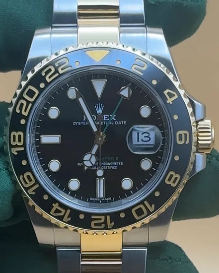 2017 Rolex GMT-Master II 40MM Black Dial Two-Tone Oyster Bracelet (116713LN)