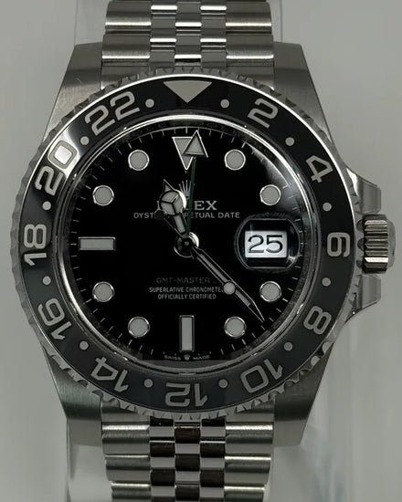 2025 Rolex GMT-Master II "Bruce Wayne" 40MM Black Dial Jubilee Bracelet (126710GRNR)