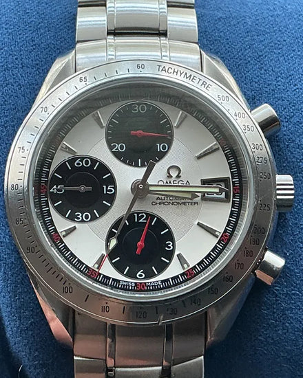 2012 Omega Speedmaster Date 40MM White Dial Steel Bracelet (3211.31.00)